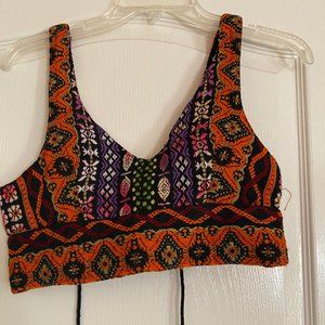 Staring at Stone Embroidered Festival Bralette